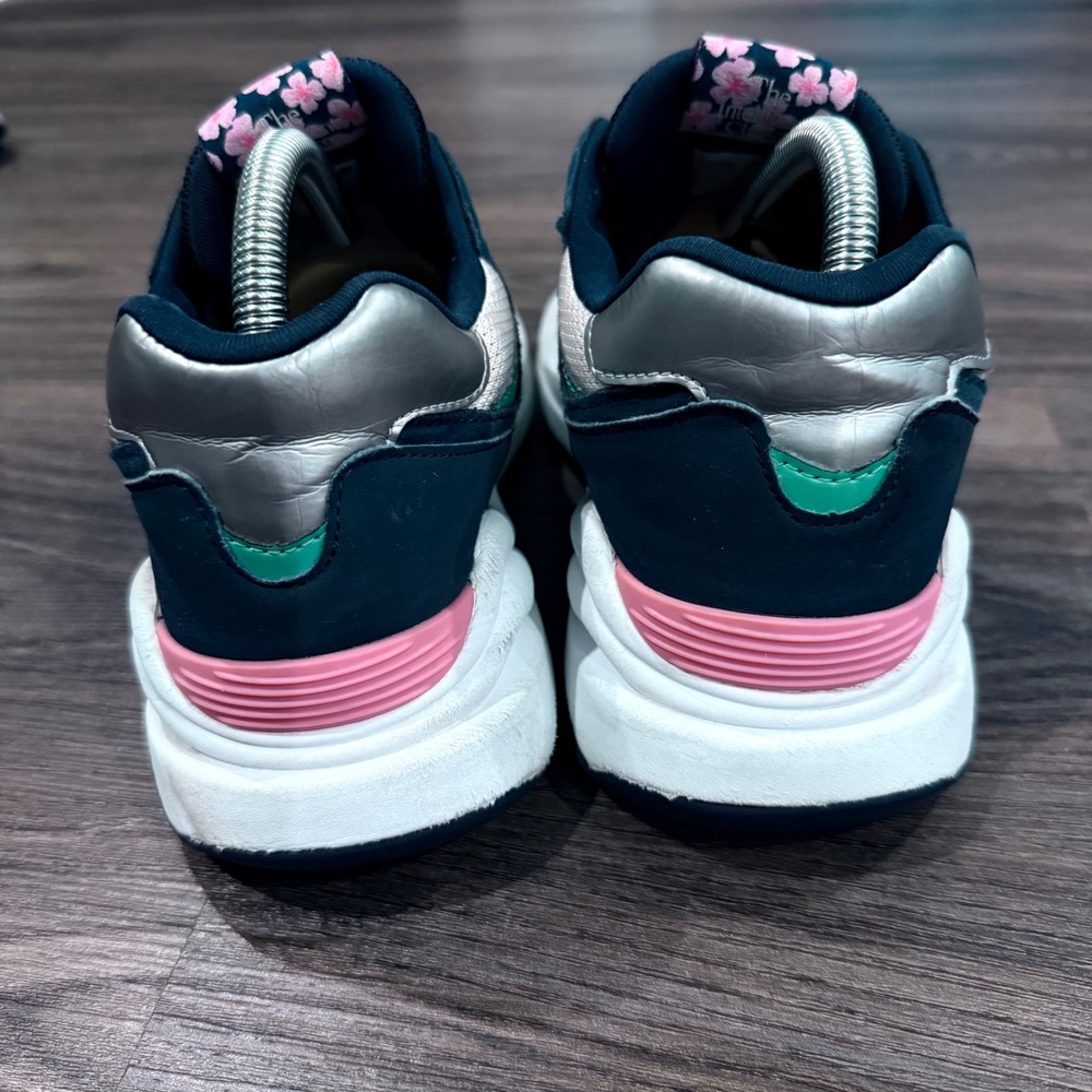 New Balance 57/40 Navy Teal Cherry Blossom Sneakers GC5740TO M 6.5 / W 8 Flaw** - Picture 4 of 8